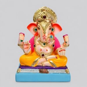 Dagadushet Halwai Ganesh(Mango Yellow)-C1-038