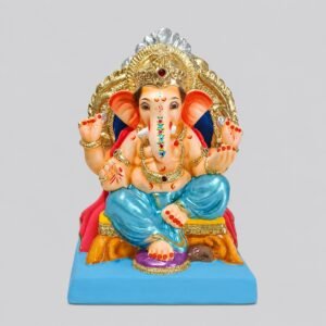 Varadhasta Prabhaval Ganesh(Metallic Firozi)-C1-061