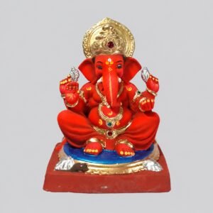 Gol Gadi Titwala Ganesh(Sindoori)-C1-073