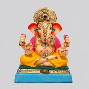 Dagadusheth Halwai Ganesh(Mango Yellow)-C1-088