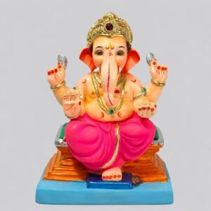 Varadhasta Chaurang Ganesh(Pink)-C1-009