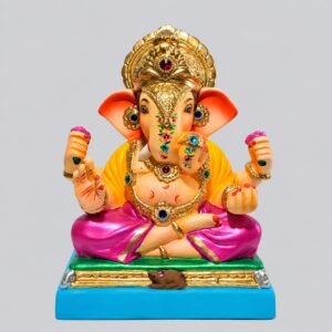 Dagadusheth Halwai Ganesh(Metallic Pink)-C1-096