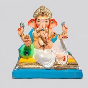 Peshve Pose Ganesh(White)-C2-023