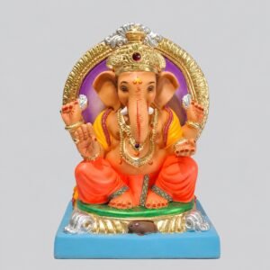 Titwala Ganesh with Prabhaval (Peach-Skin Tone)-C3-010