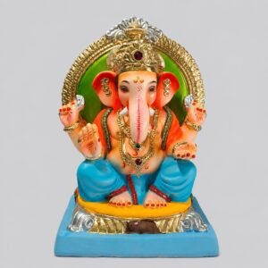 Titwala Ganesh with Prabhaval (Sky Blue)-C3-013