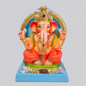 Titwala Ganesh with Prabhaval (Peach)-C3-016
