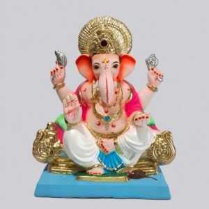 Ganesh on Sahaj Furniture (white-Zeel)-C3-028