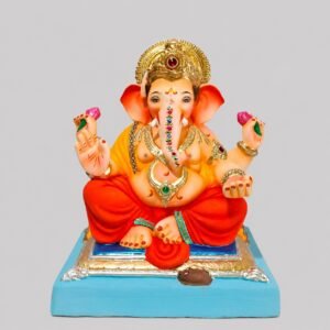 Square Gadi Titwala (Coral Red)-C3-034