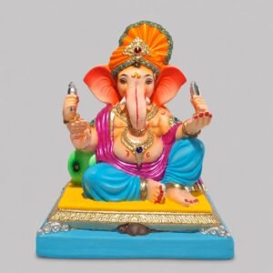 Peshvepose Ganesh with Feta (sky blue)-C3-052