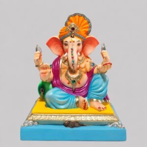 Peshvepose Ganesh with Feta (sky blue)-C3-054