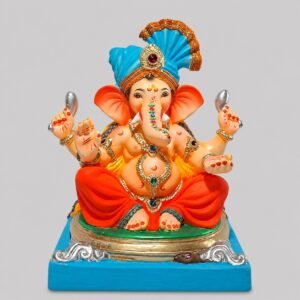 Titwala Ganesh with Feta (coral red)-C3-067