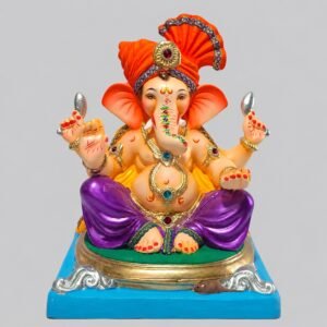 Titwala Ganesh with Feta (metallic purple)-C3-068