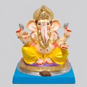 Golgadi Titwala Ganesh(lemon yellow -pearl tone)-C3-096
