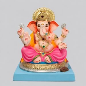 Golgadi Titwala Ganesh(light pink -zeel)-D1-013
