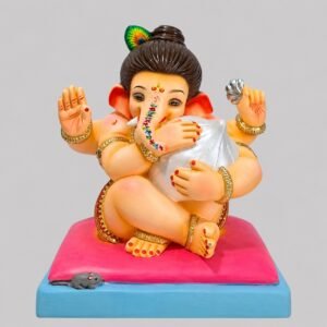 Balmurty with Modak(lemon yellow)-D1-015