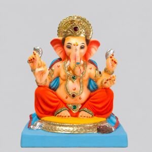Titwala Golgadi Ganesh(coral red)-D1-017