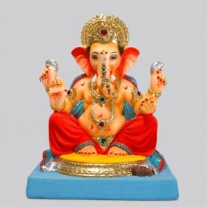 Titwala Golgadi Ganesh(coral red)-D1-019