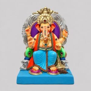 Lalbaug Cha Raja (sky blue)-D1-033