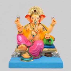 Tirkipose Ganesh with single load(metallic pink)-D1-035