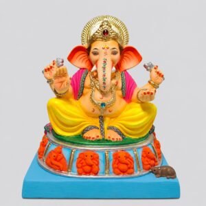 Ashtavinayak Titwala Ganesh(lemon yellow)-D1-039