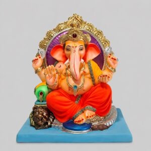 Lion furniture Prabhaval Ganesh(coral red)-D1-004