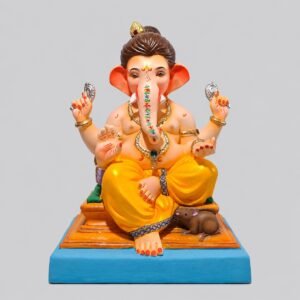 Balmurty Chaurang Ganesh(mango yellow)-D1-048