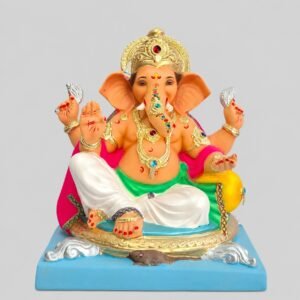 Peshvepose Ganesh(white-skin tone)-D2-029