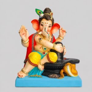 Ganesh with Shivpindi(lemon yellow)-D2-045