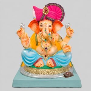Titwala Ganesh with Feta(sky blue)-D2-005