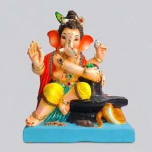 Ganesh with Shivpindi(lemon yellow)-D2-050