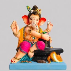 Ganesh with Shivpindi(pink)-D2-051