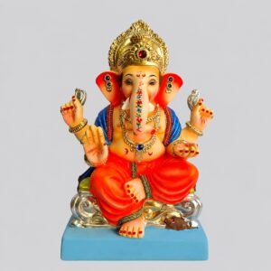 Vardhasta Ganesh (peach)-D2-056