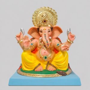 Golgadi Titwala Ganesh(lemon yellow)-D3-011