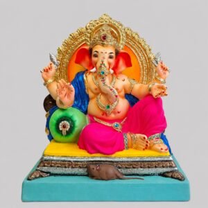Peshvepose Ganesh (pink)-D3-028