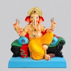 Ganesh on Sofa furniture(mango yellow) - E1-013