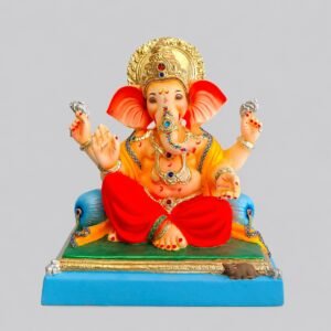 Shupkarna Ganesh with Double load(coral red) - E1-006