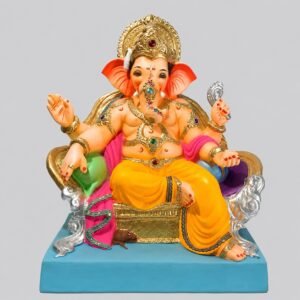 Ganesh on sofa furniture (mango yellow) - E3-019