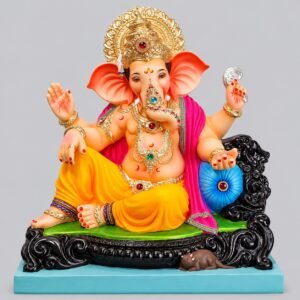 Peshvepose Ganesh(mango yellow) - E3-004