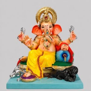 Peshvepose Ganesh(lemon yellow) - E3-009